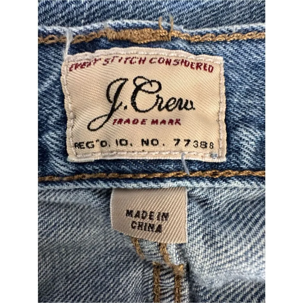 J Crew Classic Relaxed 100% Cotton Blue Denim Jeans SZ 29